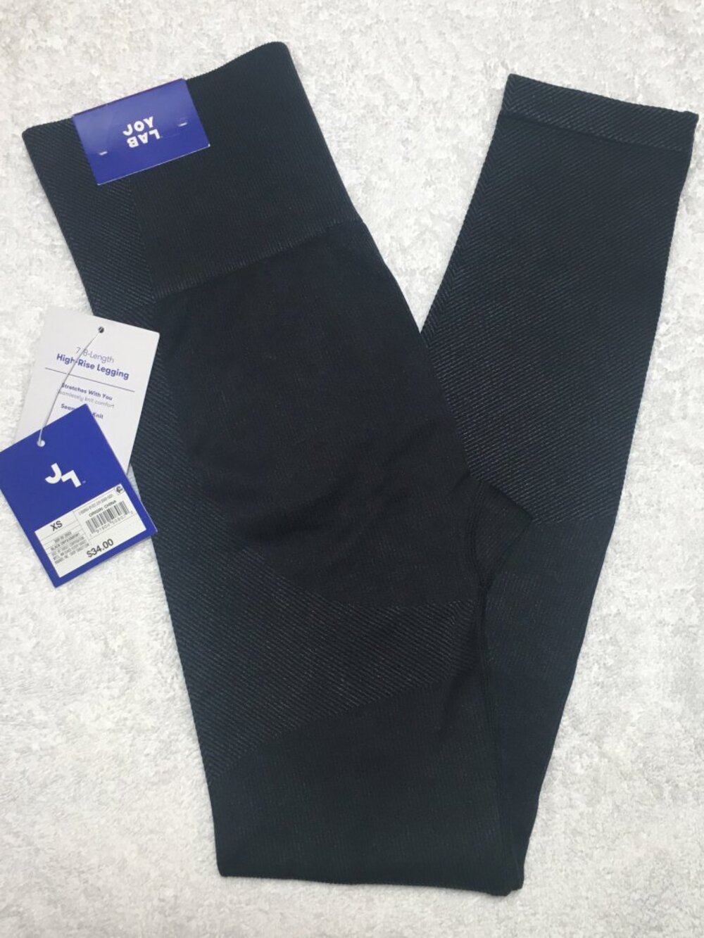 JoyLab NWT High Rise Seamless 7/8 Leggings - XS Black